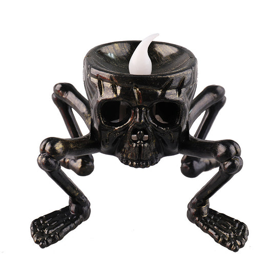 Halloween Skull Hand Lantern Atmosphere Decoration Props Skull Foot Night Lantern Halloween Candle Lantern | Wednesday - Hand